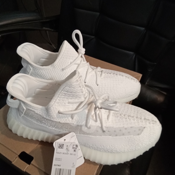 Yeezy Shoes Yeezys Boost 35 Bones All White Size 8 Poshmark